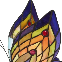 Butterfly Stained Glass Accent Lamp