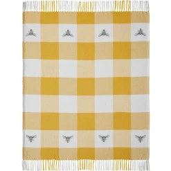 Buzzy Bee Woven Honey Bee Throw Blanket 50x60