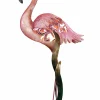 Capiz Flamingo Lamp - Handmade