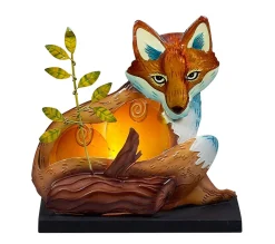 Capiz Fox Lamp Handmade