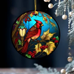 Cardinal Ceramic Christmas Tree Keepsake Ornament