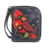 Cardinal Collection by Chala VEGAN Wallet, Tote and Keychain
