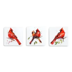 Cardinal, Hummingbirds or Bee & Flowers Magnet Sets By Dean Crouser *