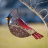 Cardinal Mesh Bird Seed Feeder