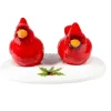 Cardinal Salt and Pepper Shakers
