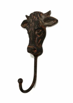 Cast Iron Pig or Cow Wall Hooks Farm House Country Decor for Pig & Cow Lovers! *
