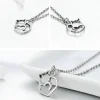 Cat Jewelry Sterling Silver-SET Ring/Necklace/Earrings for the Cat Lovers in Your Life (maybe YOU?)