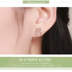 Cat Jewelry Sterling Silver-SET Ring/Necklace/Earrings for the Cat Lovers in Your Life (maybe YOU?)