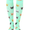 Cat Knee High Compression Socks! Feel Good & Look Cute Too! *