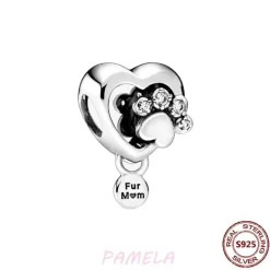 Cat Lovers Pandora Style Charm Collection Sterling Silver