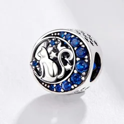 Cat Lovers Pandora Style Charm Collection Sterling Silver