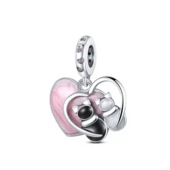 Cat Lovers Pandora Style Charm Collection Sterling Silver