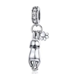 Cat Lovers Pandora Style Charm Collection Sterling Silver