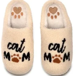 Cat Mom Slide In Slippers