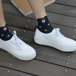 Cat or Dog Ankle Socks Athletic Socks With Cute Animals