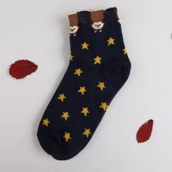 Cat or Dog Ankle Socks Athletic Socks With Cute Animals