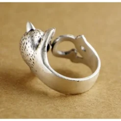 Cat Rings, Alloy or Solid 925 Sterling Silver. Spread Smiles Wherever you Go! Three colors