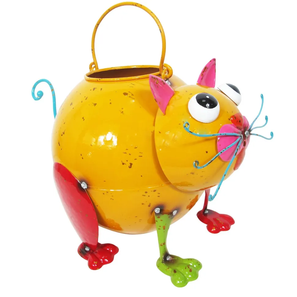 Cat Watering Can-Colorful Enameled Metal