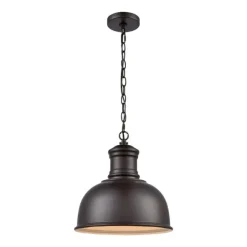 Cedar Park Oil Rubbed Bronze One-Light Outdoor Pendant Light