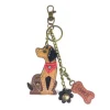 CHALA -Brown Mini Dog Keychain*