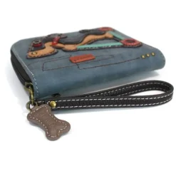 Chala Dog Zip Around Wallets-Carry your cards in dog gone good style!*