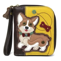 Chala Dog Zip Around Wallets-Carry your cards in dog gone good style!*