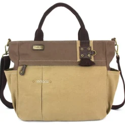 CHALA Multi Pocket Canvas Tote with choice of ANY keychain
