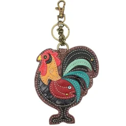 Chala Rooster Key FOB and Coin Purse Cute Little Rooster to Decorate Your Purse!*