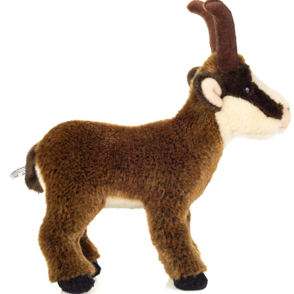 Chamois Brown Goat Plush Toy by Teddy Hermann 23 cm