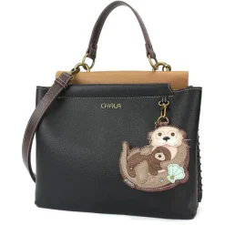 Charming Satchel by Chala, Your Choice of Key Chain! VEGAN
