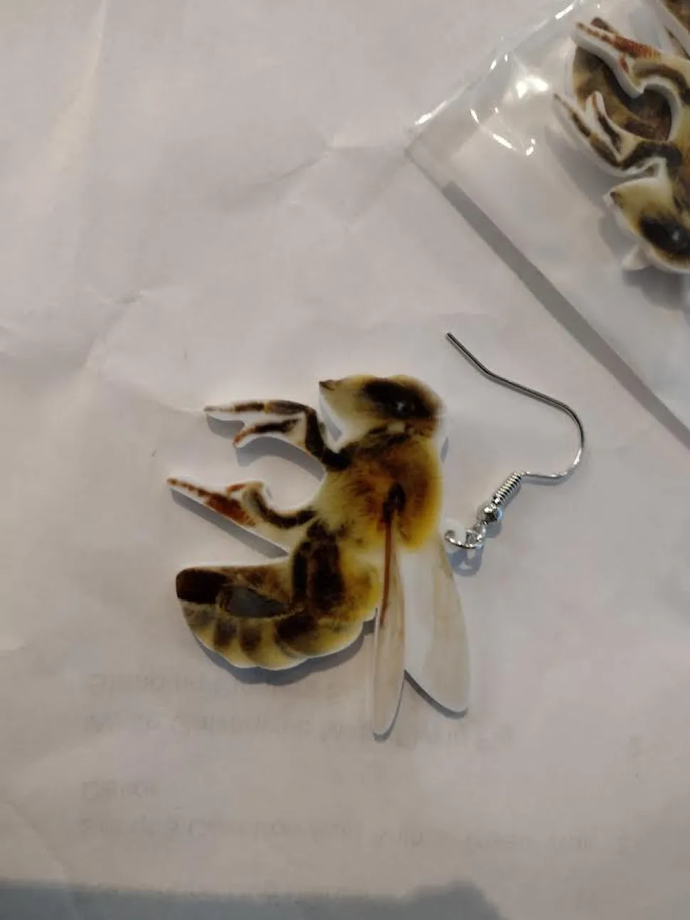 Chicken and Rooster and Bee and more Acrylic Animal Earrings