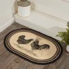 Chicken Jute Rug Oval 20x30 Perfect Farmhouse Decor