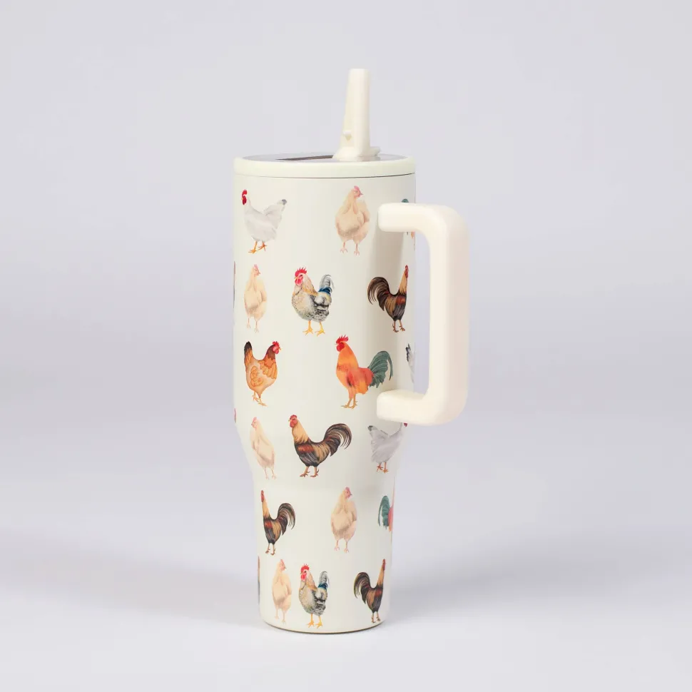 Chicken 40oz Stainless Steel Spill Proof Insulated Tumbler