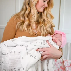 Child of God Baby Swaddle Blanket by Lolly Banks
