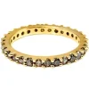 Chocolate Diamond Eternity Ring in 14K Yellow Gold-Stunning!