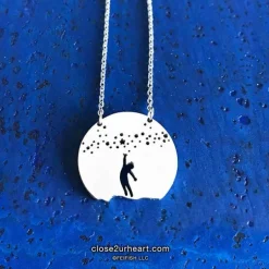 Christian Themed Necklaces-Stainless Steel Noah, Nativity Made in the USA