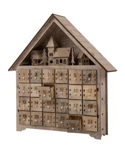 Christmas Countdown Calendar LED Farmhouse 15.35