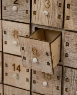 Christmas Countdown Calendar LED Farmhouse 15.35