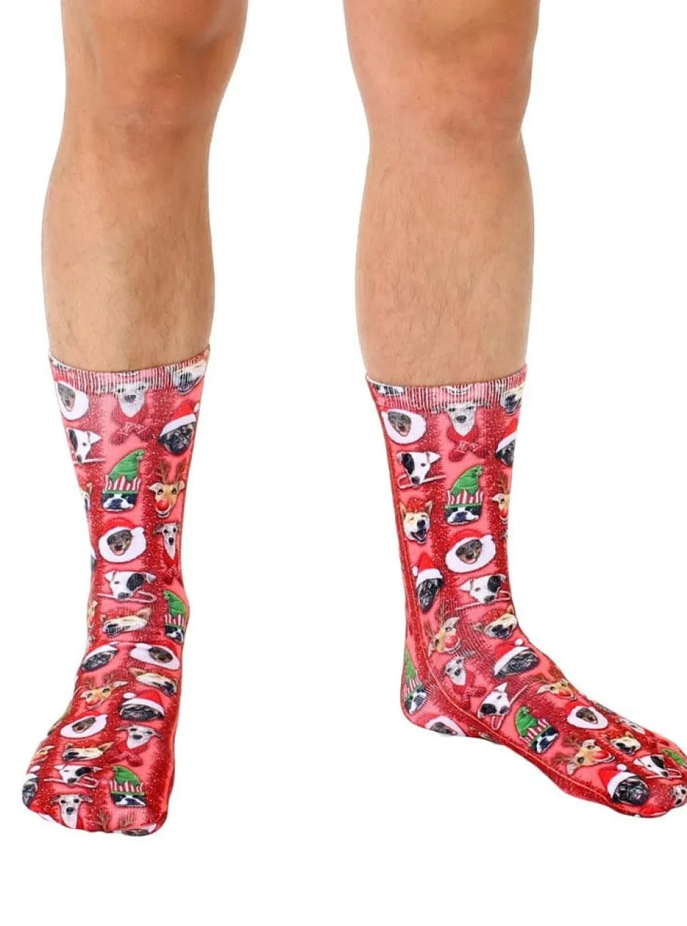 Christmas Dog Crew Socks So CUTE!