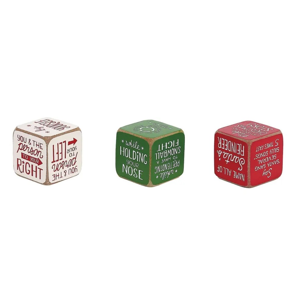 Christmas Get the Party Started Dice Cubes Fun!