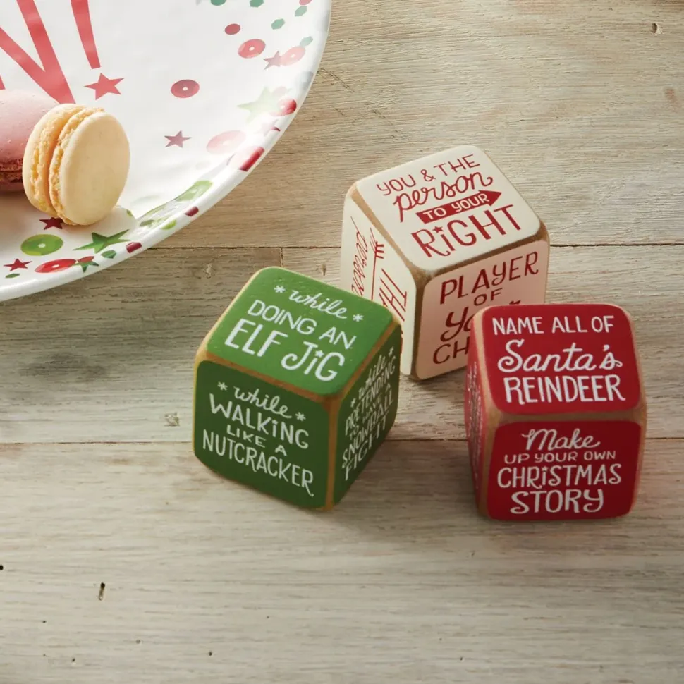 Christmas Get the Party Started Dice Cubes Fun!