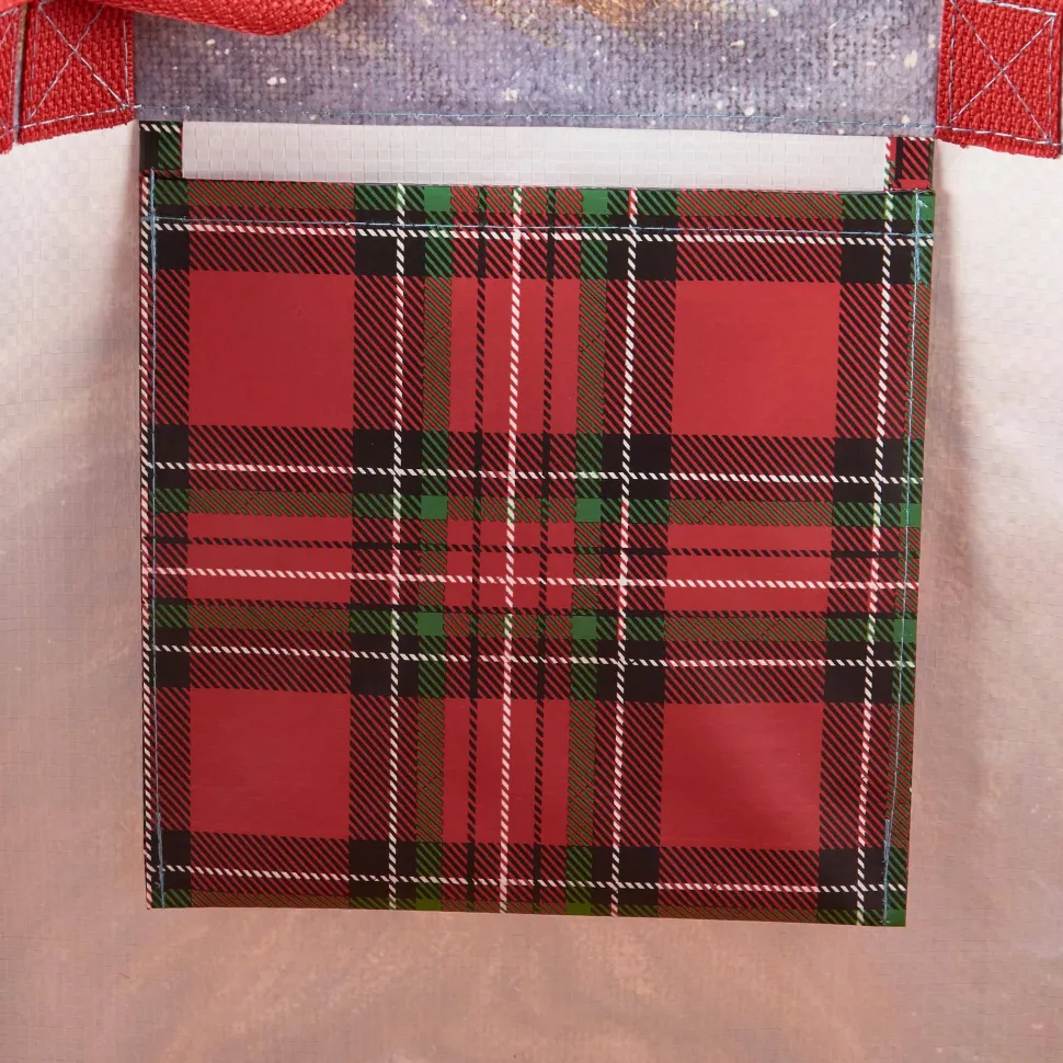 Christmas Highland Shopping Tote-Primitives by Kathy