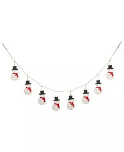 Christmas Metal Snowman Garland Imported Decoration for the Holiday Season