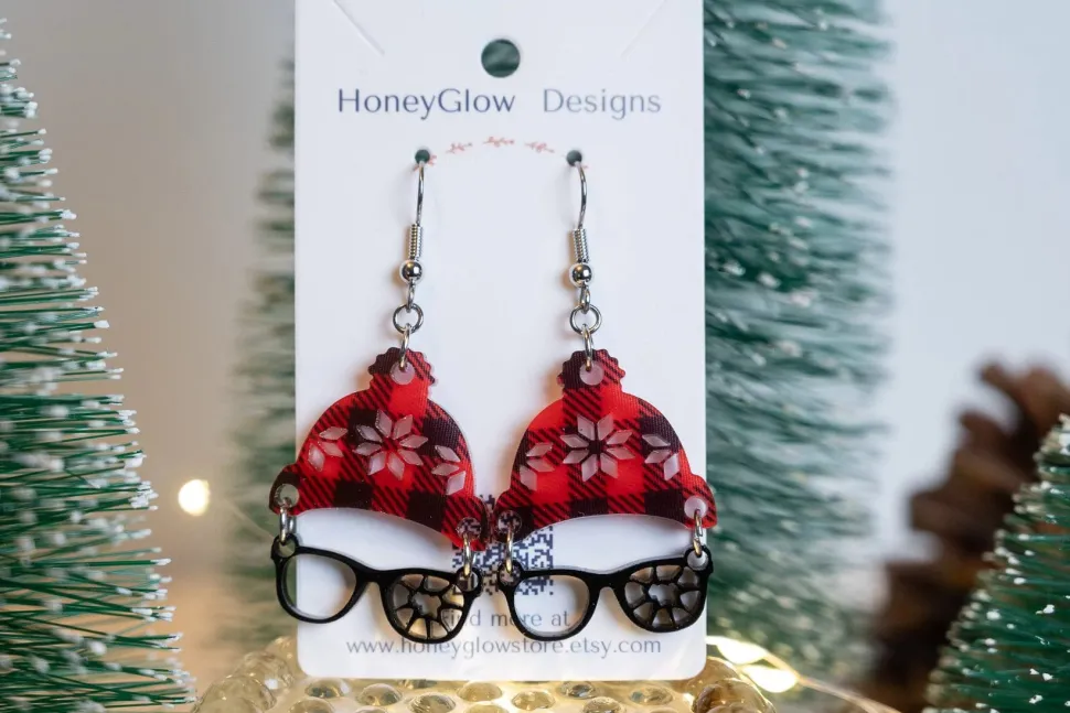 Christmas Story Earrings - You'll Shoot Your Eye Out!