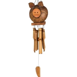 Coco Pig Bamboo Chimes by Woodstock Chimes