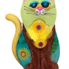 Colorful Goofy Cat Lamp by ZappoBz So Cute!