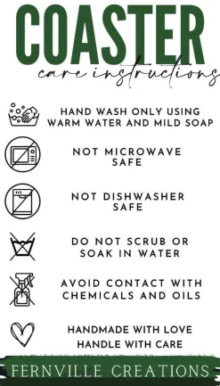 Colorful Highland Cow Ceramic Coaster with Stained Glass Motif Handmade in the USA