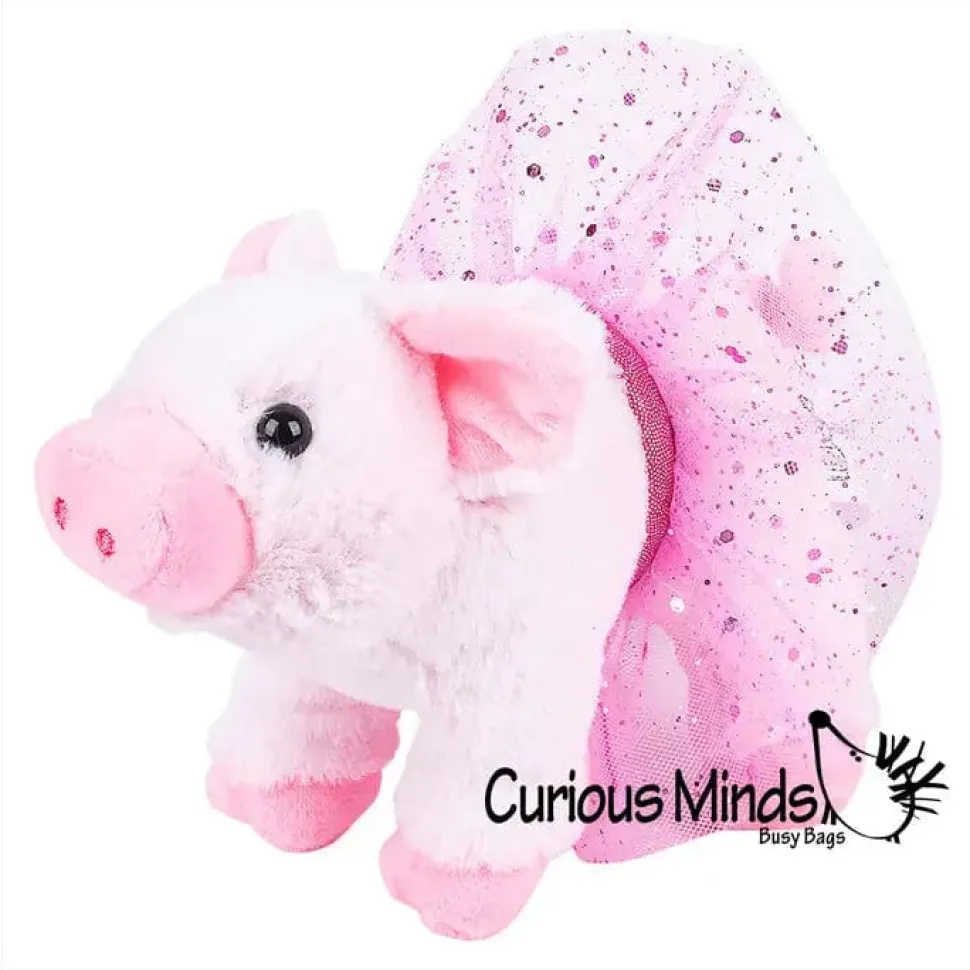 Colorful Mini Pig in a Tutu
