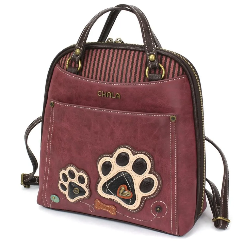 Convertible Backpack-Purse by Chala-Paw, Sunflower, Dragonfly, Sloth, Butterfly and Turtle Vegan*