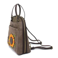 Convertible Backpack-Purse by Chala-Paw, Sunflower, Dragonfly, Sloth, Butterfly and Turtle Vegan*